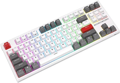 Royal Kludge RKR87 White Hotswap RGB Gasket Mounted Tastatura Mecanica Gaming