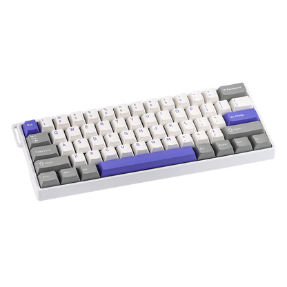 Aula WIN60 HE MAX White Blue, RGB Gasket, Hall Effect (Magnetica), Tastatura Gaming, Layout 65%, Alb