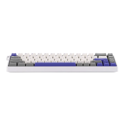 Aula WIN68 HE MAX White Blue, RGB Gasket, Hall Effect (Magnetica), Tastatura Gaming, Layout 65%, Alb