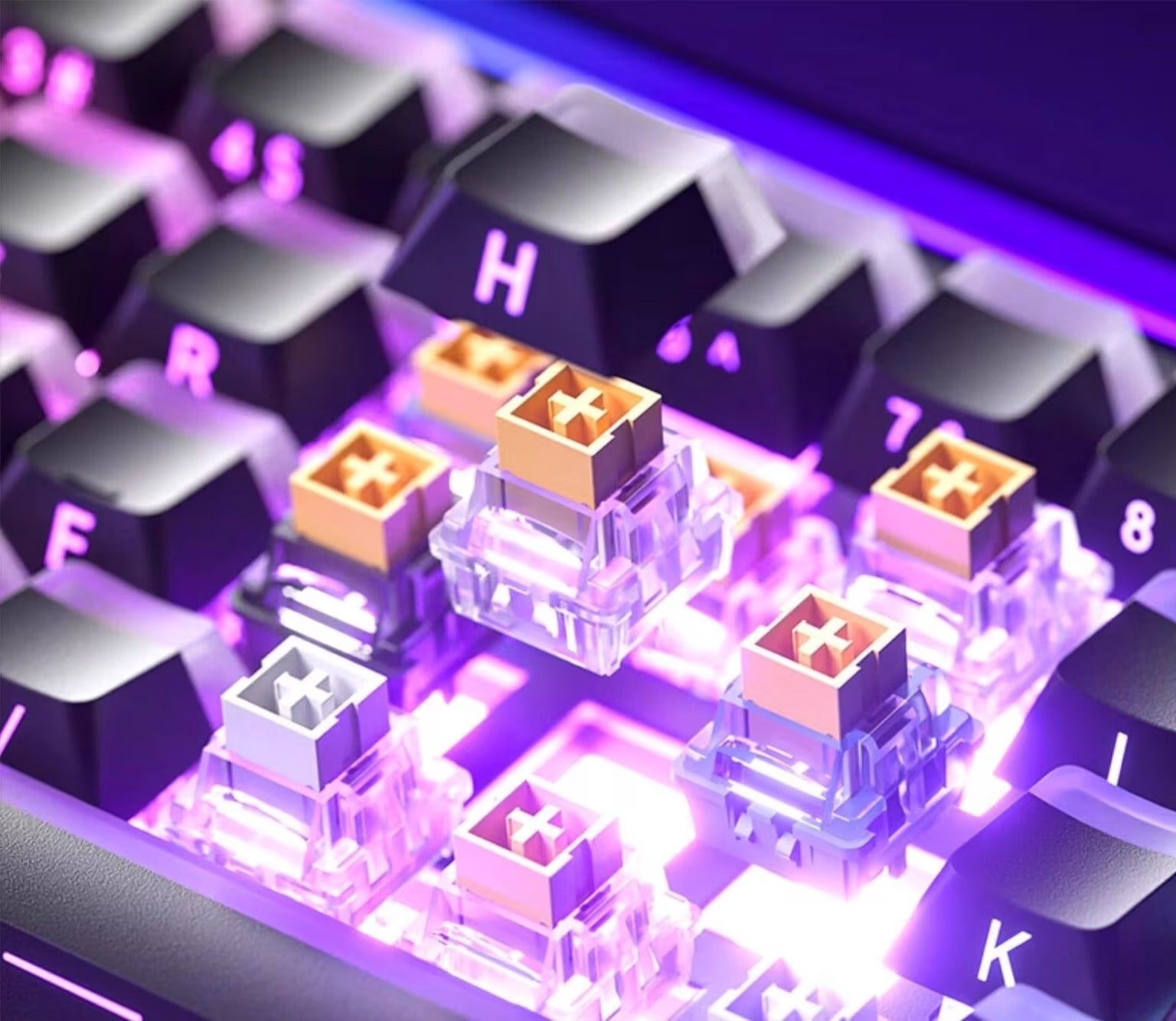 Aula HERO68 8K Black Lighthouse, RGB Gasket, Hall Effect