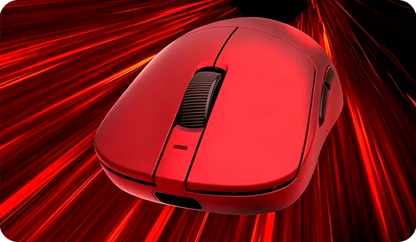 Mouse AULA V9 ULTRA 8K Red, Tri-Mode Bluetooth Wireless, Mouse Gaming, Roșu