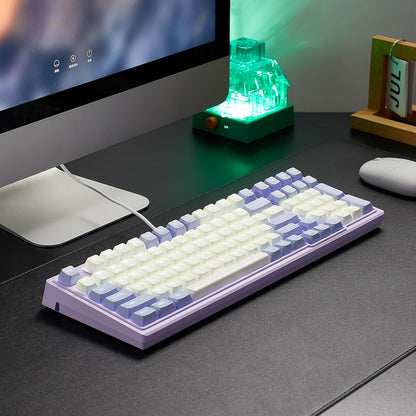 Hexgears M4 Purple Switch-uri Kailh Hotswap Gasket Tastatura Mecanica Gaming