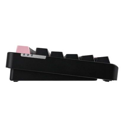 Leobog HI86 Black Pink, Aluminium Case, Hotswap RGB Gasket Bluetooth Wireless, 86% Layout, Tastatura Mecanica Gaming, Negru
