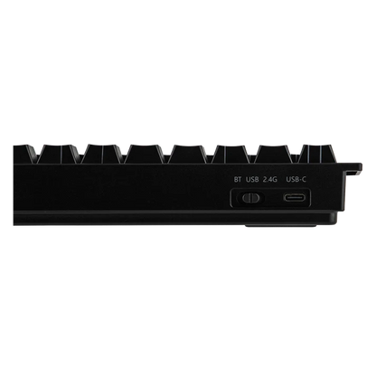 Aula MINI 60 HE MAX Black Contour, RGB Gasket, Hall Effect (Magnetica), Tastatura Gaming, Layout 60%, Negru