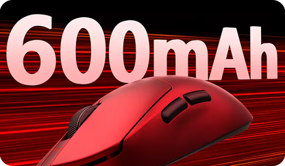 Mouse AULA V9 ULTRA 8K Red, Tri-Mode Bluetooth Wireless, Mouse Gaming, Roșu