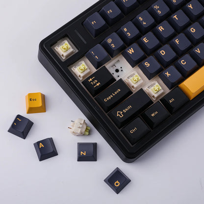 Aula F75 Black, Hotswap RGB Gasket Bluetooth Wireless, Tastatura Mecanica Gaming, Negru