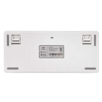 Aula F75 White, Hotswap RGB Gasket Wired, Tastatura Mecanica Gaming, Alb cu Fir