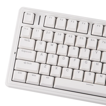 Aula F75 White, Hotswap RGB Gasket Wired, Tastatura Mecanica Gaming, Alb cu Fir