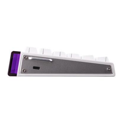 Aula HERO84 8K White Contours, RGB Tray-Mount, Hall Effect (Magnetica), Tastatura Gaming, Layout 75%, Alb