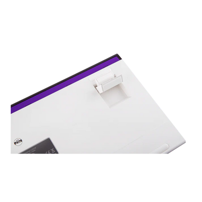 Aula HERO84 8K White Contours, RGB Tray-Mount, Hall Effect (Magnetica), Tastatura Gaming, Layout 75%, Alb