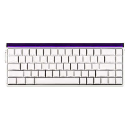 Aula HERO68 8K White, RGB Gasket, Hall Effect (Magnetica), Tastatura Gaming, Layout 65%, Alb