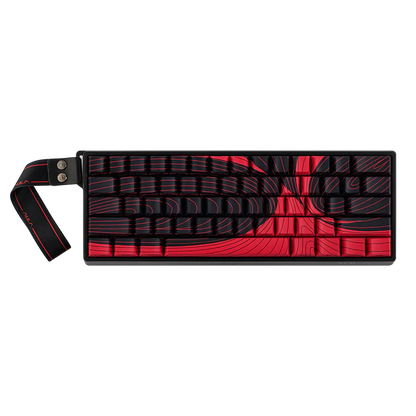 Aula WIN60 HE MAX Black Red, RGB Gasket, Hall Effect (Magnetica), Tastatura Gaming, Layout 65%, Negru