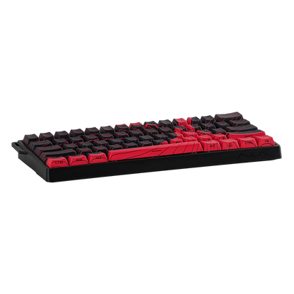 Aula WIN60 HE MAX Black Red, RGB Gasket, Hall Effect (Magnetica), Tastatura Gaming, Layout 65%, Negru