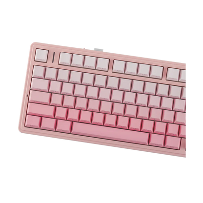 Aula F75 Pink (Side-Printed), Hotswap RGB Gasket Bluetooth Wireless, Tastatura Mecanica Gaming, Roz