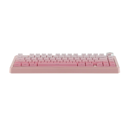 Aula F75 Pink (Side-Printed), Hotswap RGB Gasket Bluetooth Wireless, Tastatura Mecanica Gaming, Roz