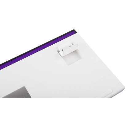 Aula HERO84 8K White Purple, RGB Tray-Mount, Hall Effect (Magnetica), Tastatura Gaming, Layout 75%, Alb